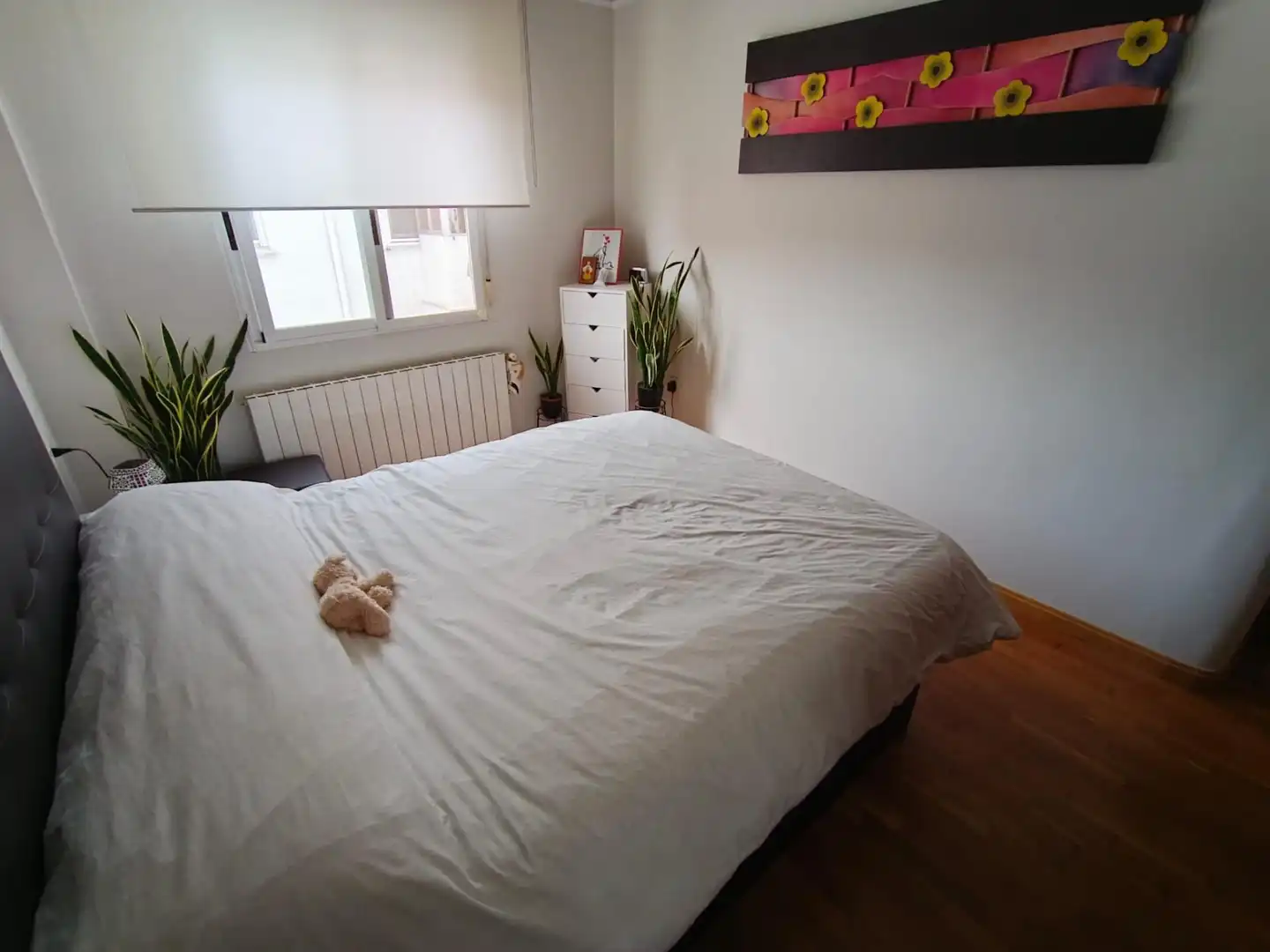 Bedroom of Flat for rent in Albacete  with Air Conditioner, Heating and Parquet flooring