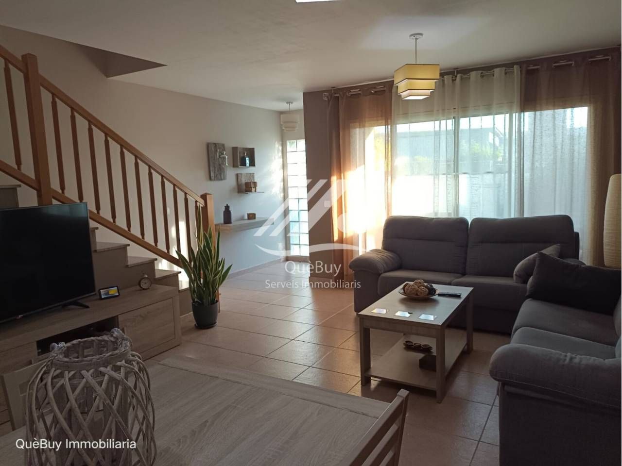 Sala d'estar de Casa o xalet en venda en Valls amb Calefacció, Jardí privat i Terrassa