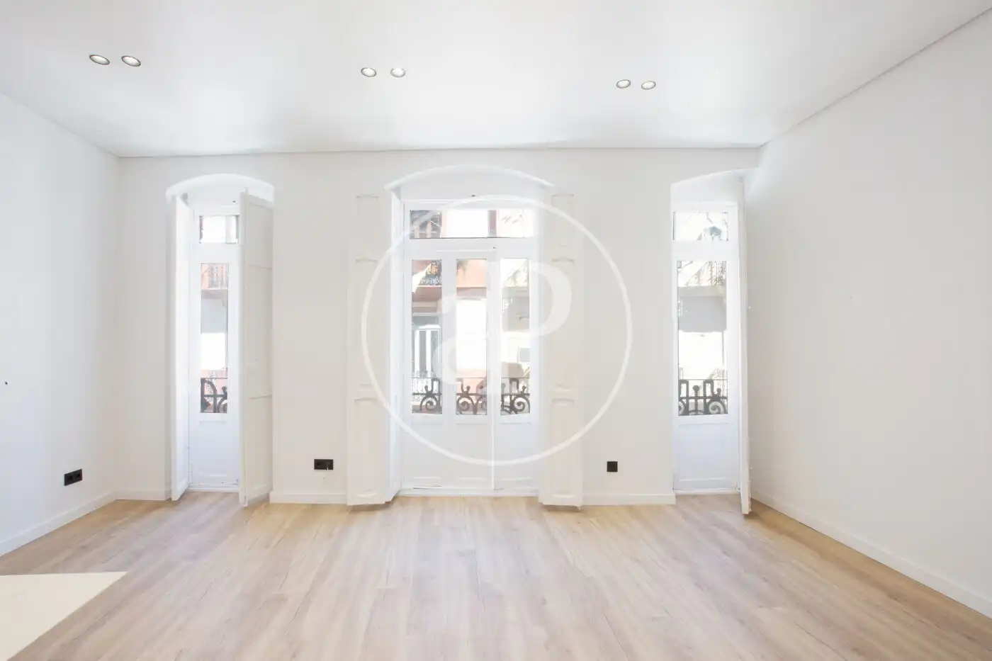 Sala de estar de Piso de alquiler en Valencia con Aire acondicionado y Balcón