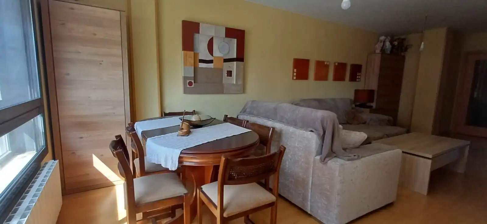 Living room of Flat for sale in Lleida  with Air Conditioner, Heating and Storage room