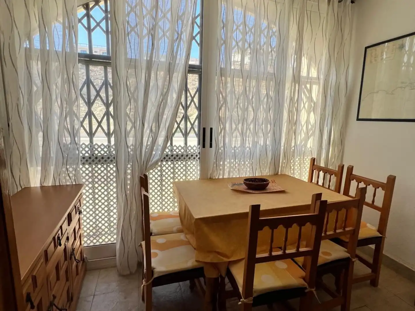 Comedor de Apartamento de alquiler en Mazarrón con Aire acondicionado, Calefacción y Terraza