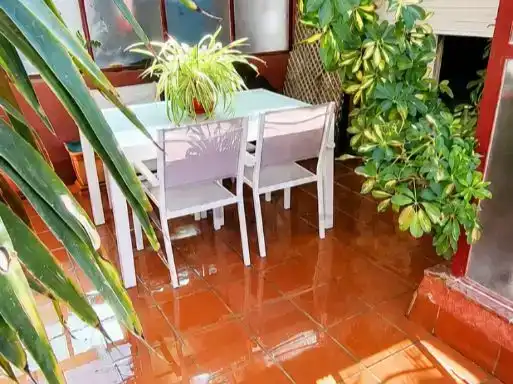 Terrace of Flat for sale in Badalona  with Air Conditioner