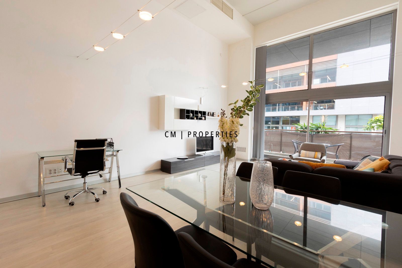 Sala d'estar de Dúplex de lloguer en Xirivella amb Aire condicionat, Calefacció i Terrassa