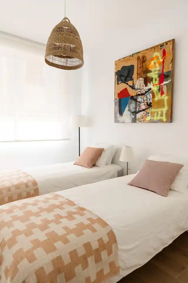 Schlafzimmer von Wohnung zur Miete in Centro