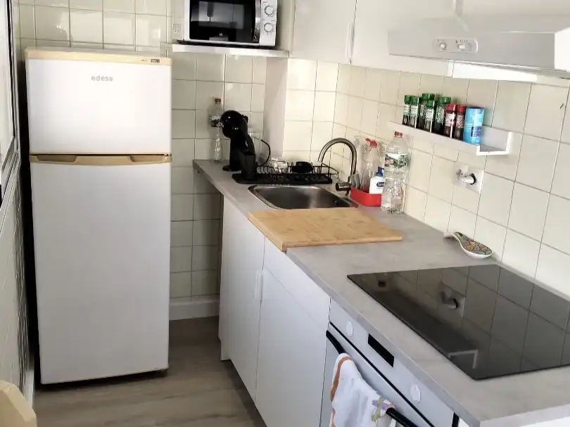 Kitchen of Flat for rent in Mar i Camp - Platja dels Capellans 