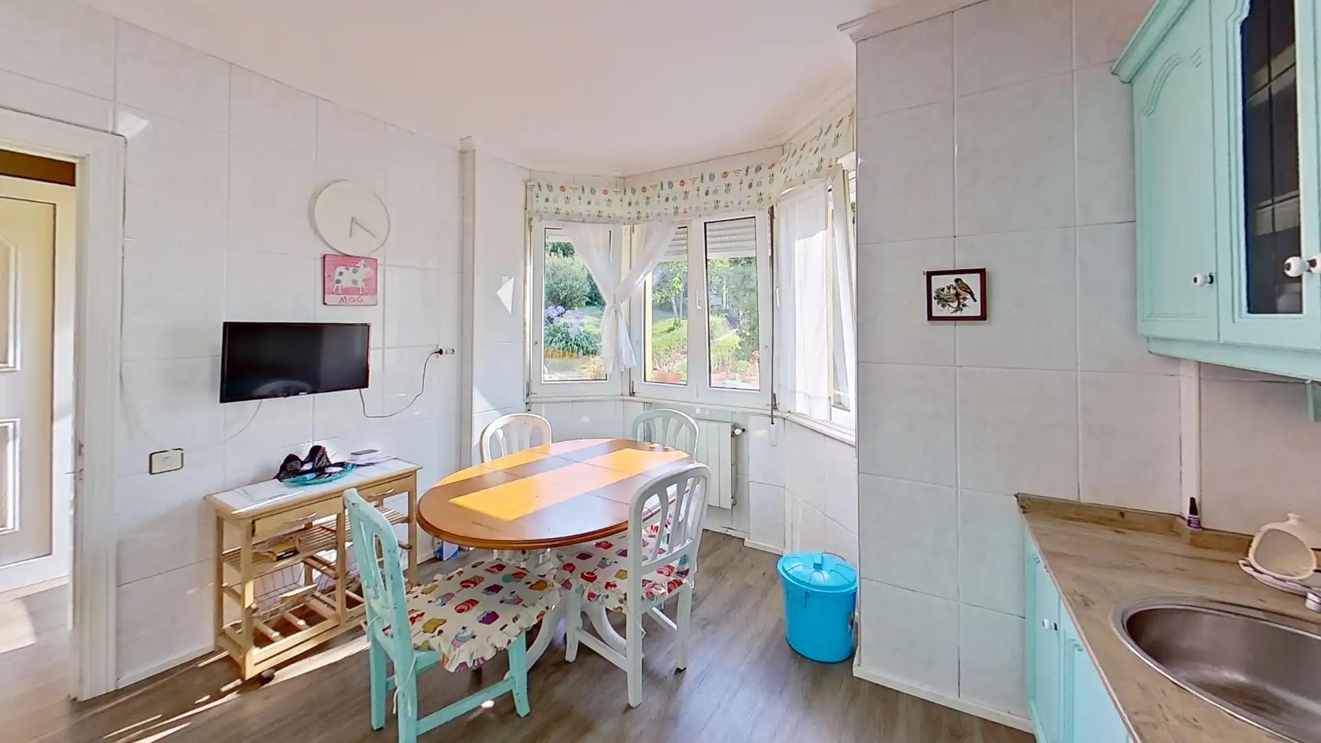Comedor de Casa o chalet en venta en Gijón  con Calefacción, Jardín privado y Parquet