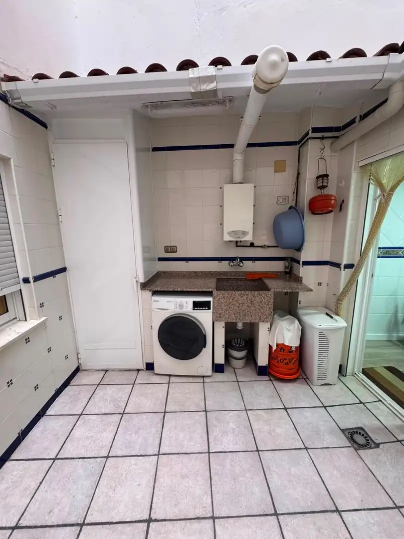 Kitchen of Flat for sale in Torrent  with Air Conditioner, Terrace and Furnished
