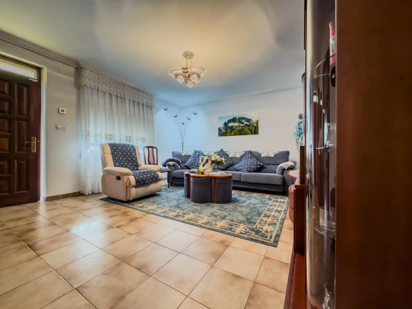 Sala d'estar de Casa o xalet en venda en Suances amb Calefacció, Jardí privat i Terrassa