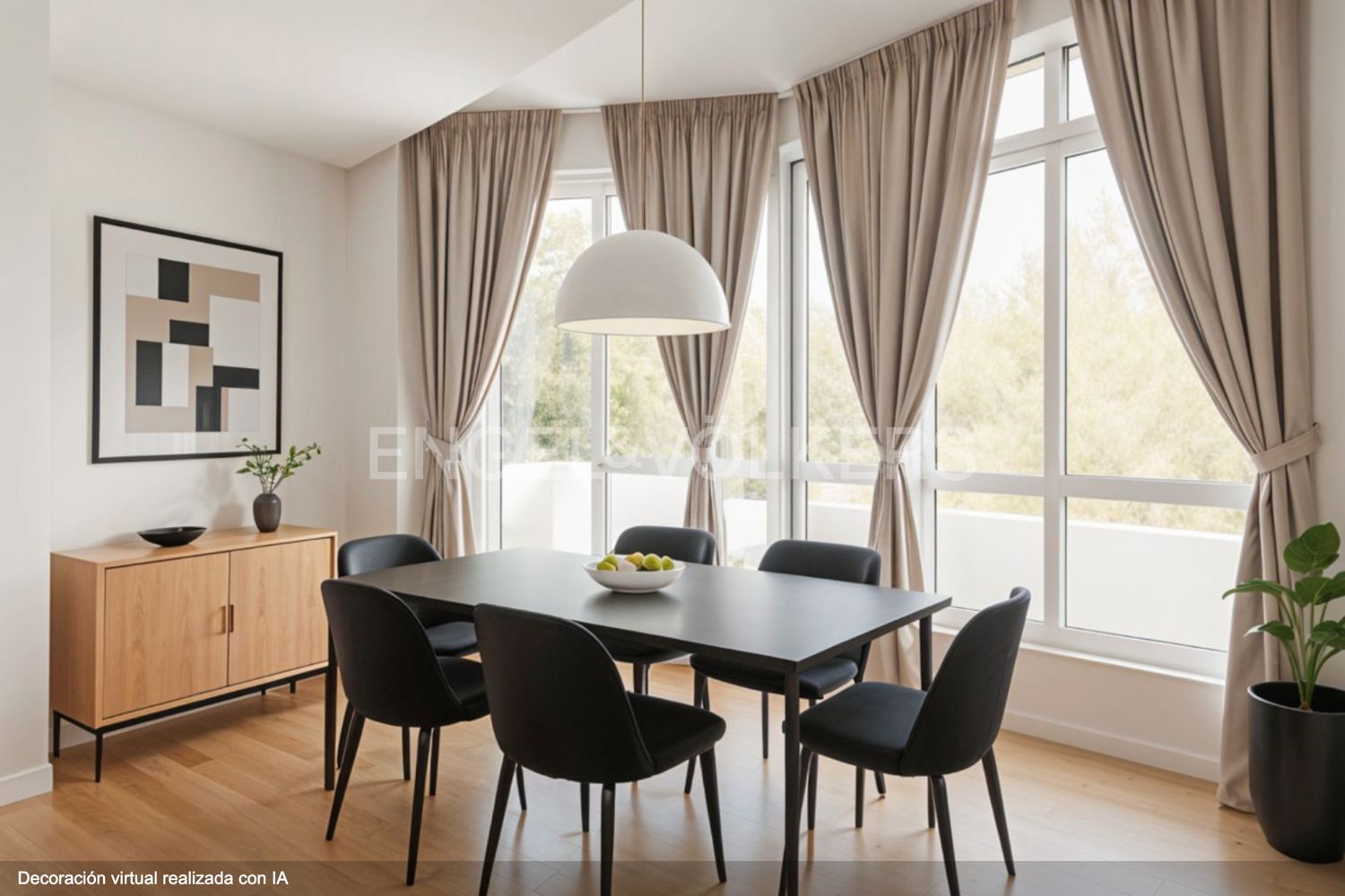 Dining room of Apartment for sale in  Madrid Capital  with Air Conditioner, Heating and Parquet flooring