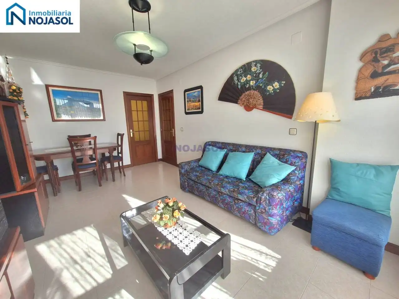 Sala de estar de Piso de alquiler en Noja con Terraza y Amueblado