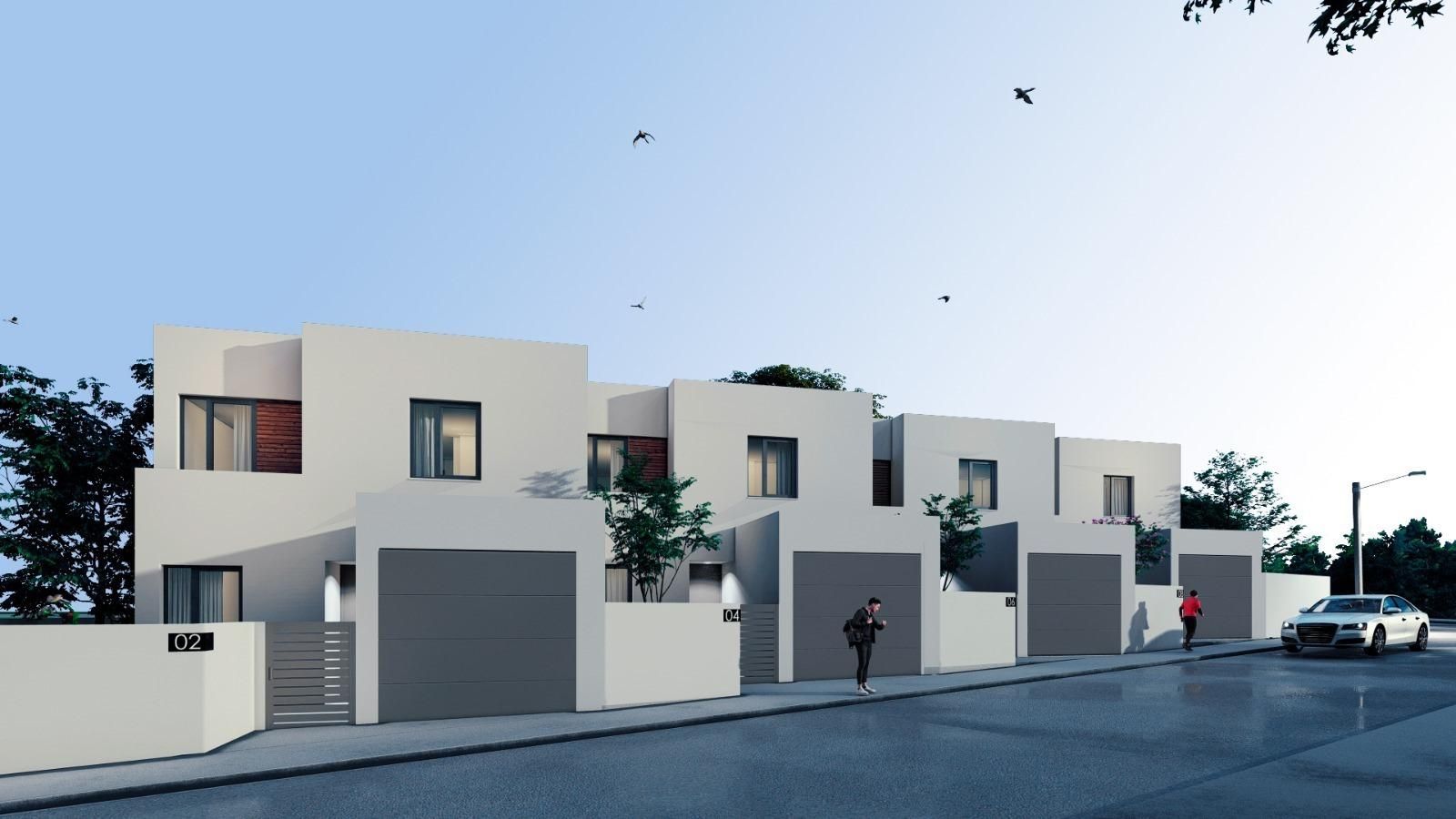 Vista exterior de Casa adosada en venta en Doñinos de Salamanca con Calefacción y Jardín privado