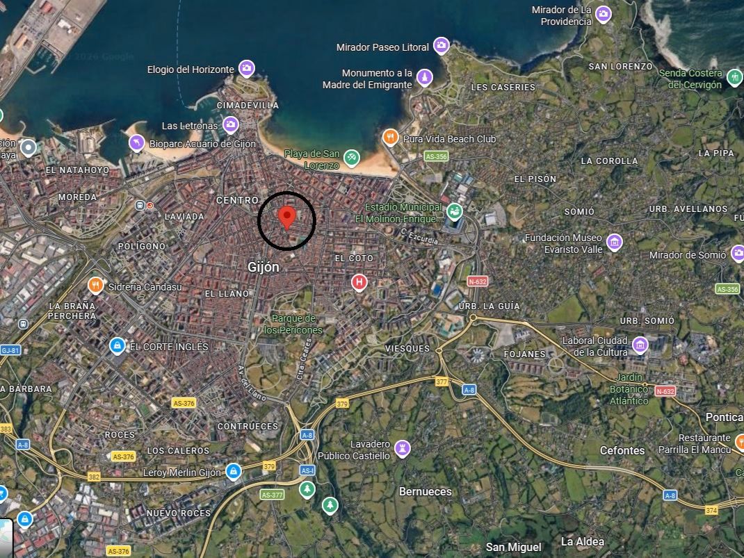 Außenansicht von Garage zur Miete in Gijón  mit Alarm