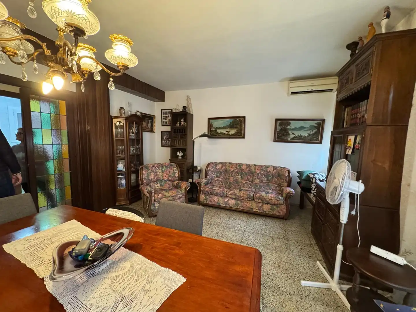 Sala de estar de Piso en venta en Barcelona con Aire acondicionado, Terraza y Horno