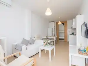 Living room of Houses for rent in Santa Pola  with Air Conditioner, Heating and Furnished