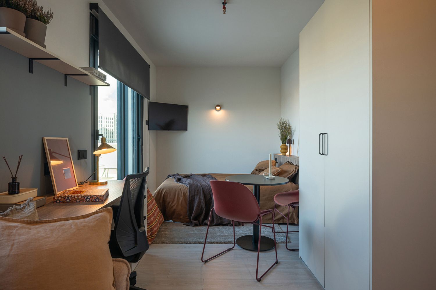 Habitación de Estudio de alquiler en Armilla con Aire acondicionado, Amueblado y Microondas