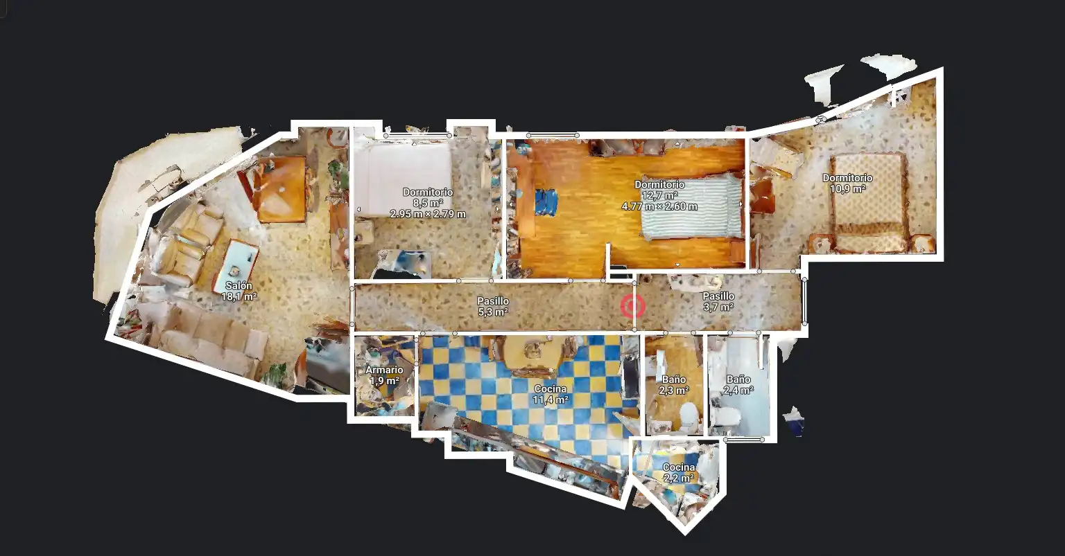 Dormitori de Pis en venda en Elche / Elx amb Aire condicionat, Parquet i Traster