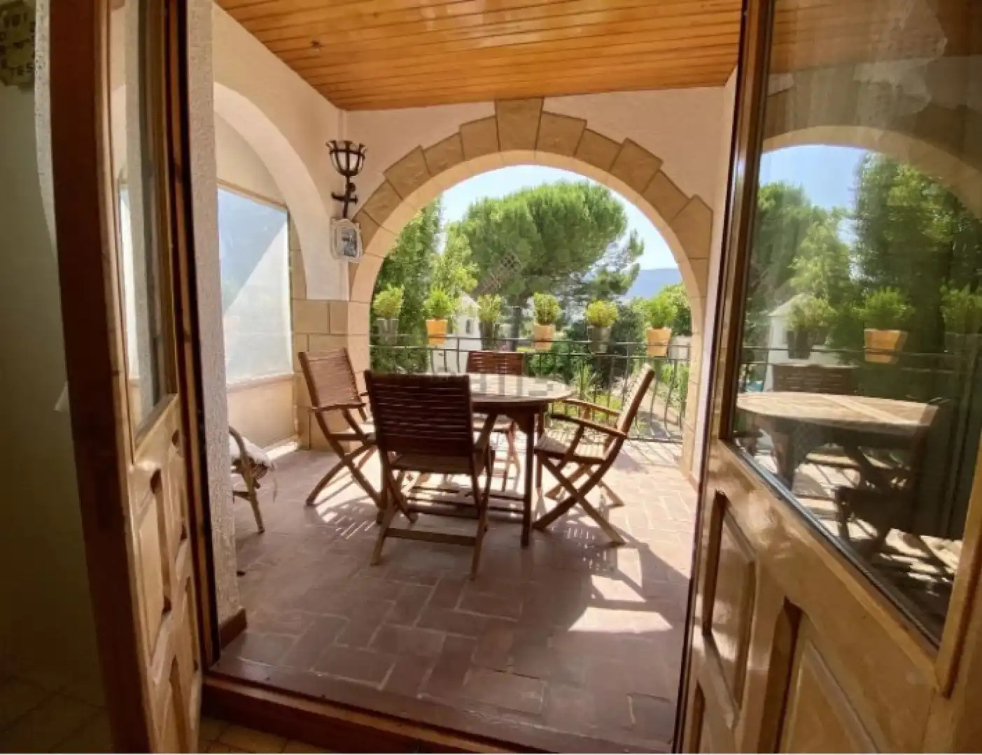 Terraza de Casa o chalet en venta en Nalda con Calefacción, Terraza y Piscina