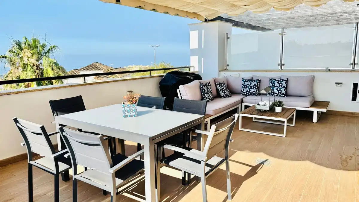 Terrassa de Dúplex en venda en Marbella amb Aire condicionat, Calefacció i Piscina