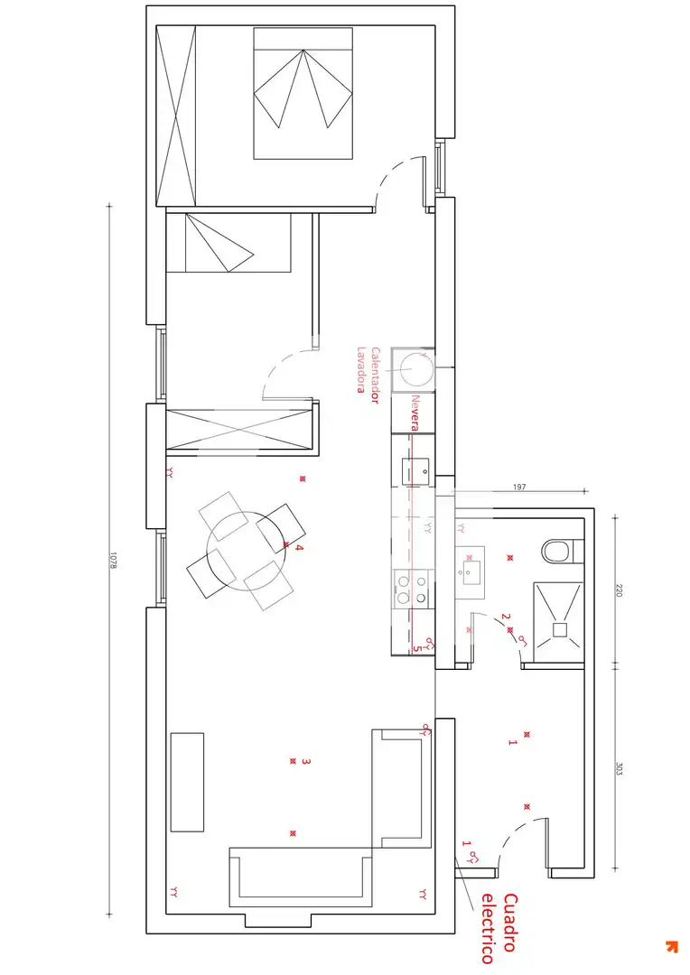 Piso en venta en CL SANT PERE MITJA, Sant Pere, Sta. Caterina i la Ribera