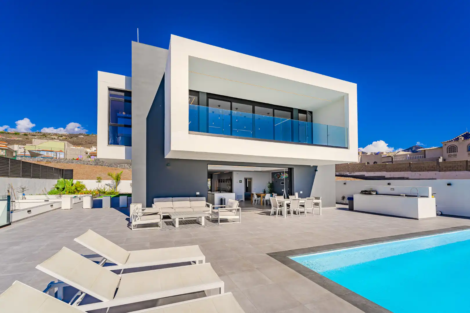 Exterior view of Houses for sale in Adeje  with Air Conditioner, Private garden and Terrace