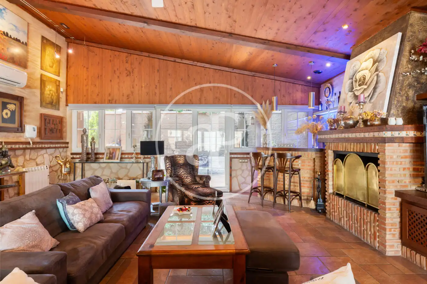 Sala de estar de Casa o chalet en venta en Elda con Aire acondicionado, Calefacción y Jardín privado