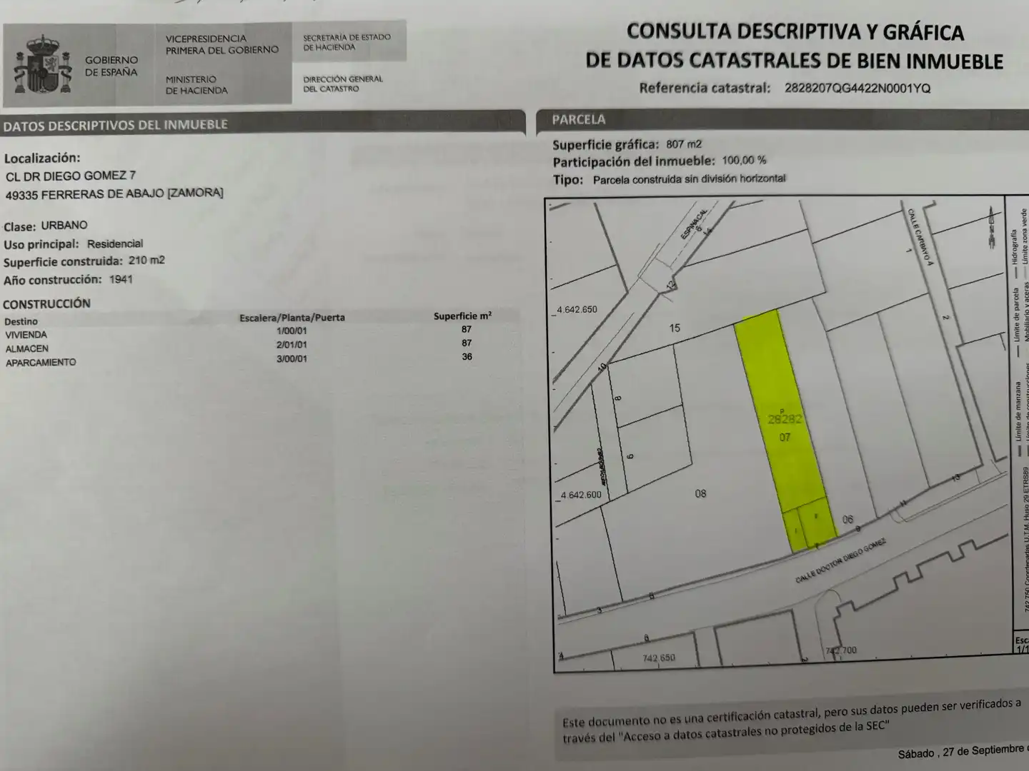 Finca rústica en venda en Ferreras de Abajo amb Jardí privat i Traster
