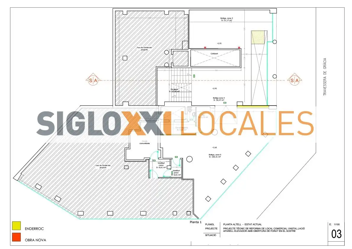 Business premises to rent in TRAVESSERA DE GRACIA, imagen 64