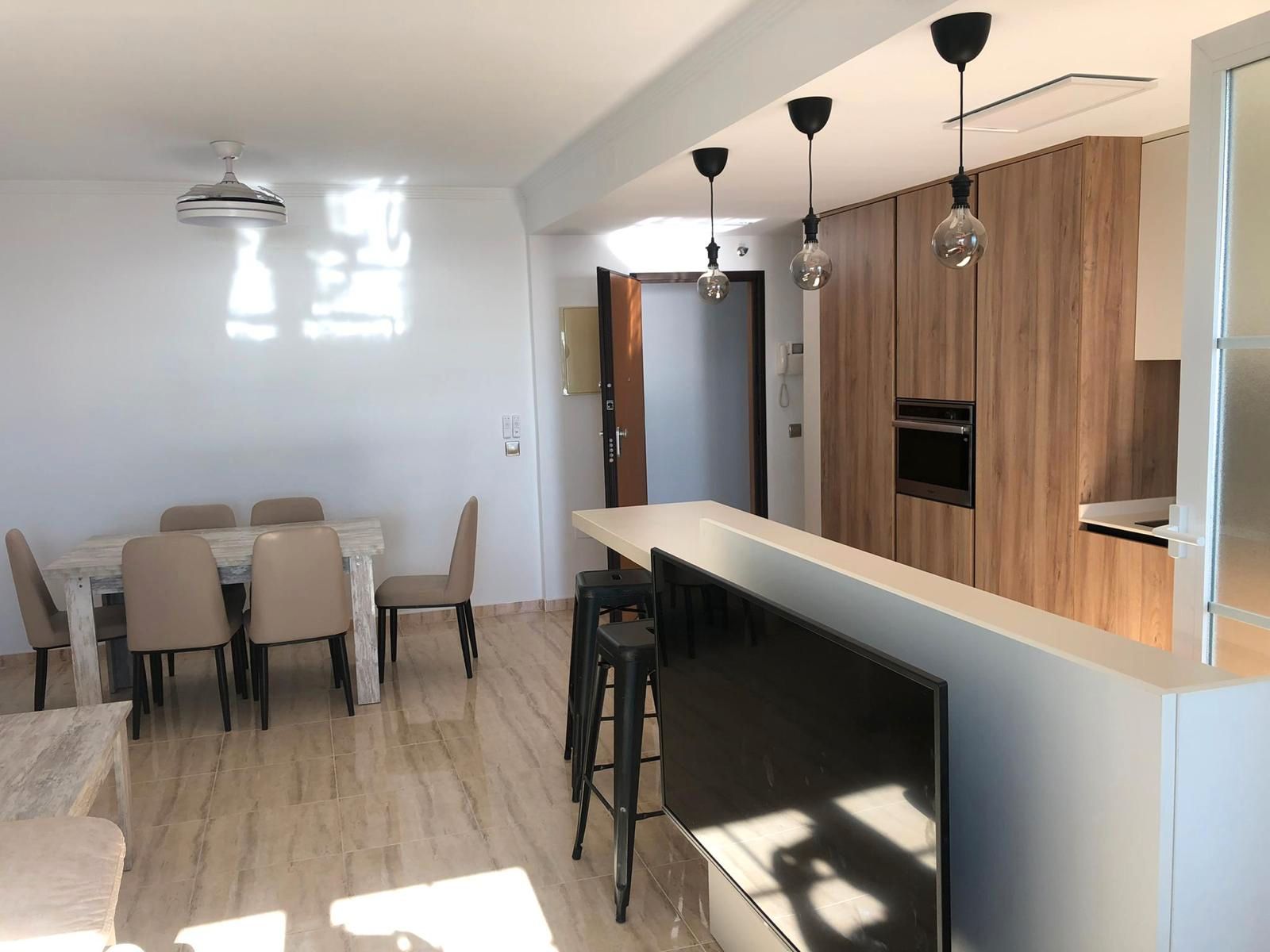 Kitchen of Flat to rent in Cuevas del Almanzora  with Furnished, Balcony and Community pool