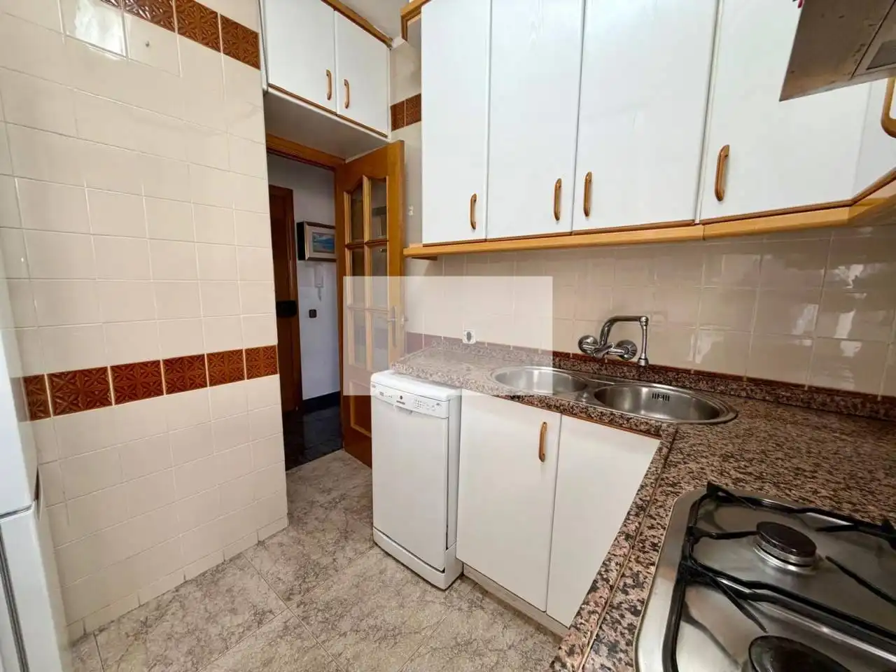 Kitchen of Flat for sale in Sabadell  with Air Conditioner, Heating and Balcony
