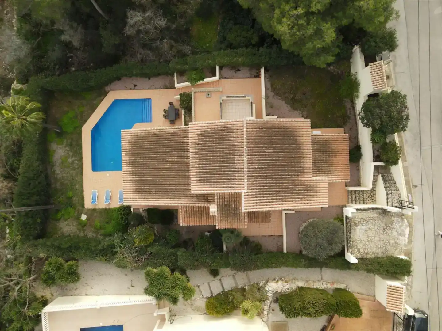 Vista exterior de Casa o xalet en venda en Jávea / Xàbia amb Aire condicionat, Piscina i Balcó