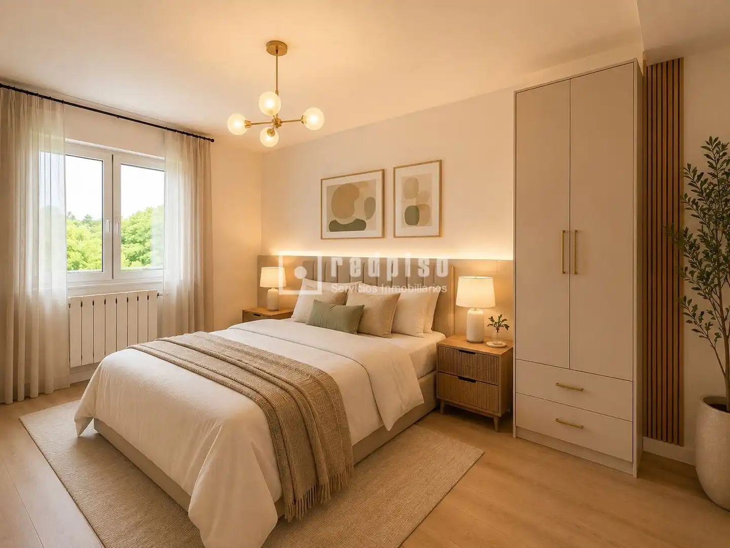 Bedroom of Flat for sale in Madrid