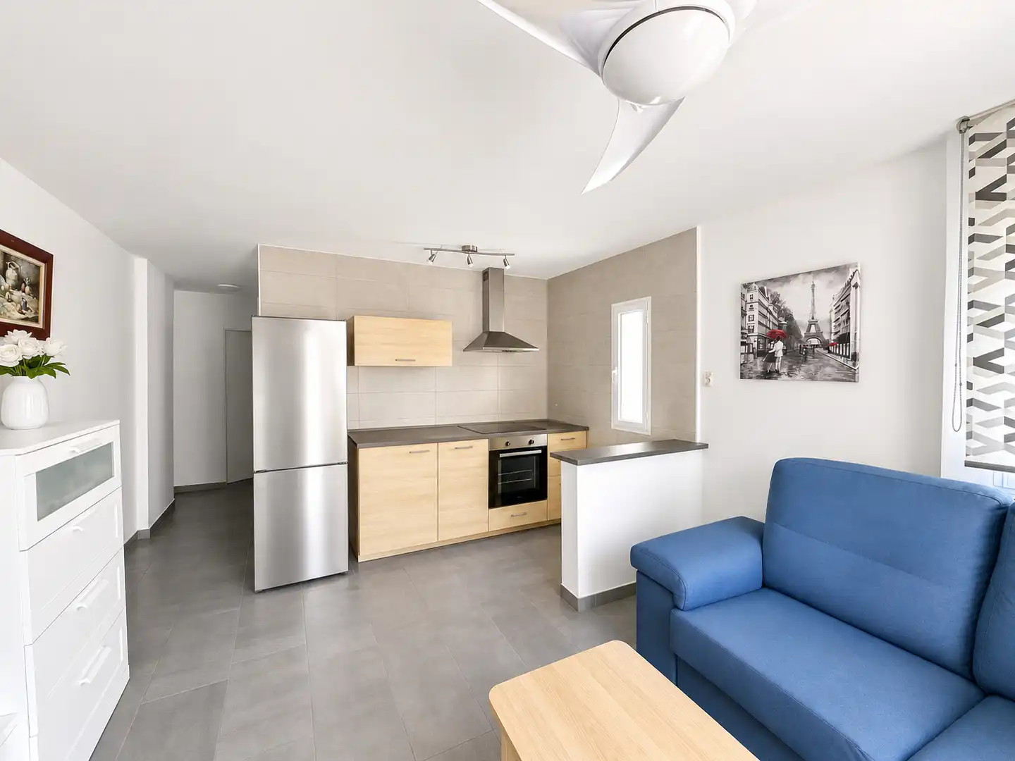 Kitchen of Apartments for sale in Benalmádena  with Air Conditioner, Terrace and Furnished
