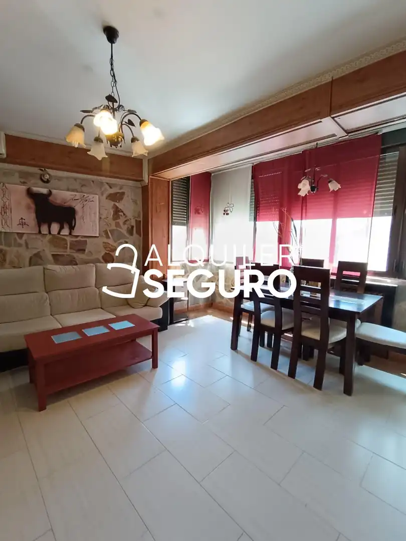 Sala de estar de Piso de alquiler en Valdemoro con Aire acondicionado, Calefacción y Terraza
