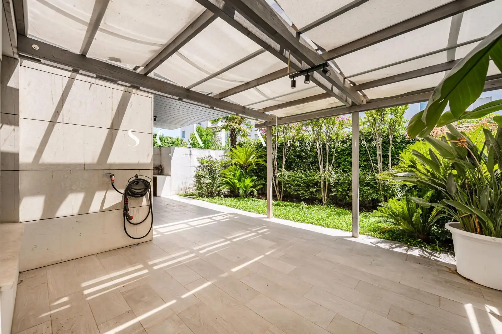 Terrasse von Wohnung zur Miete in Madrid mit Klimaanlage, Heizung und Privatgarten