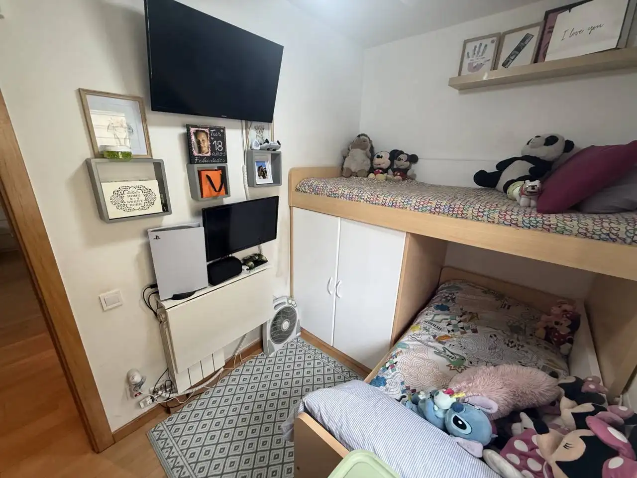 Schlafzimmer von Wohnung zum Verkauf in Sabadell mit Klimaanlage, Heizung und Parkett