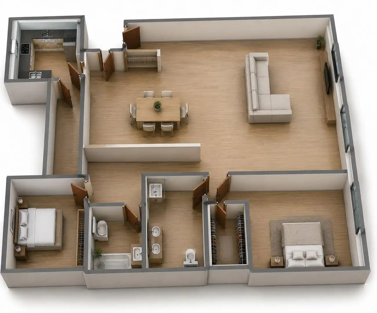 Piso en venta en Vigo  con Calefacción, Parquet y Terraza