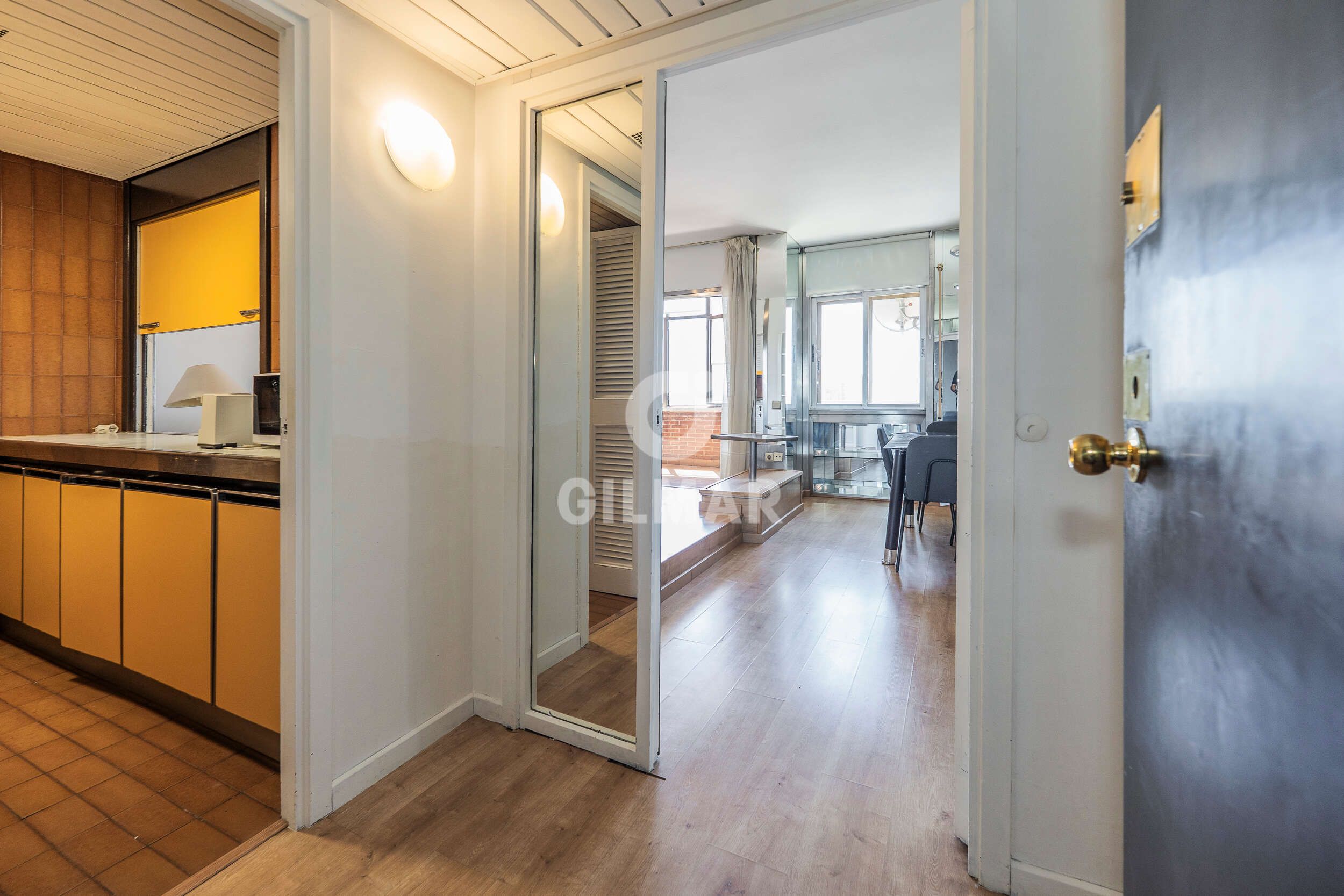 Bedroom of Apartment for sale in  Madrid Capital  with Heating, Private garden and Storage room