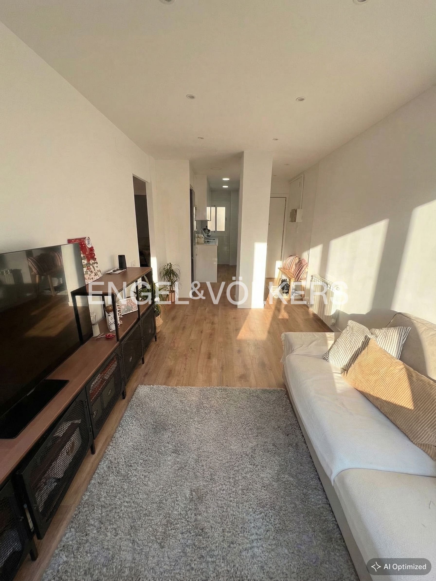 Sala d'estar de Pis en venda en  Barcelona Capital amb Aire condicionat, Calefacció i Parquet