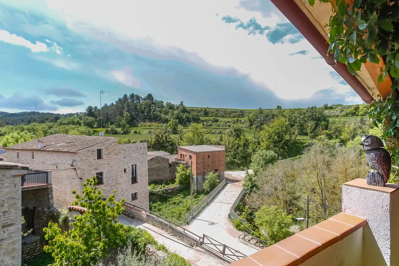 Vista exterior de Finca rústica en venda en Sarral amb Calefacció, Jardí privat i Terrassa