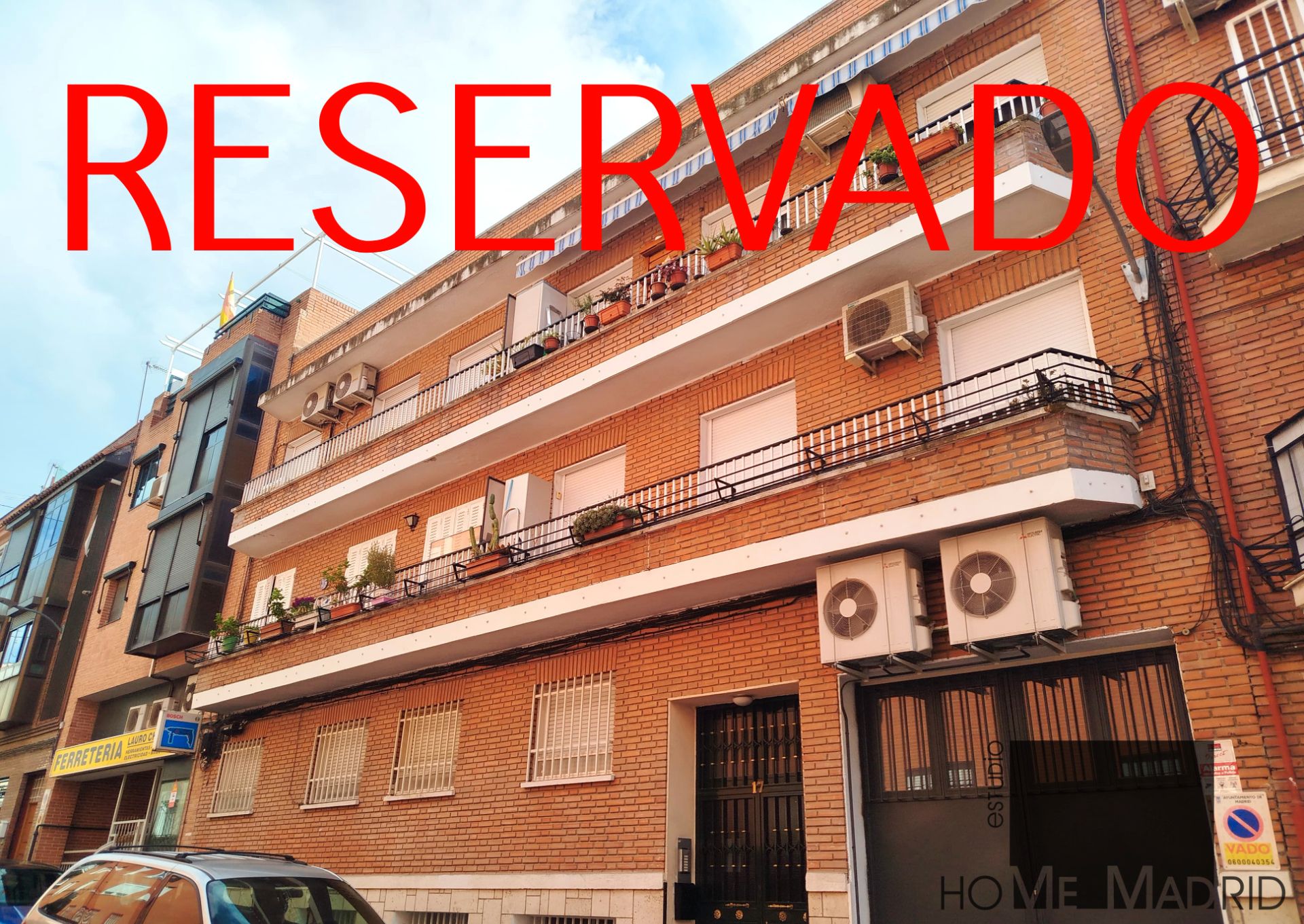 Vista exterior de Piso en venta en  Madrid Capital con Aire acondicionado, Calefacción y Terraza