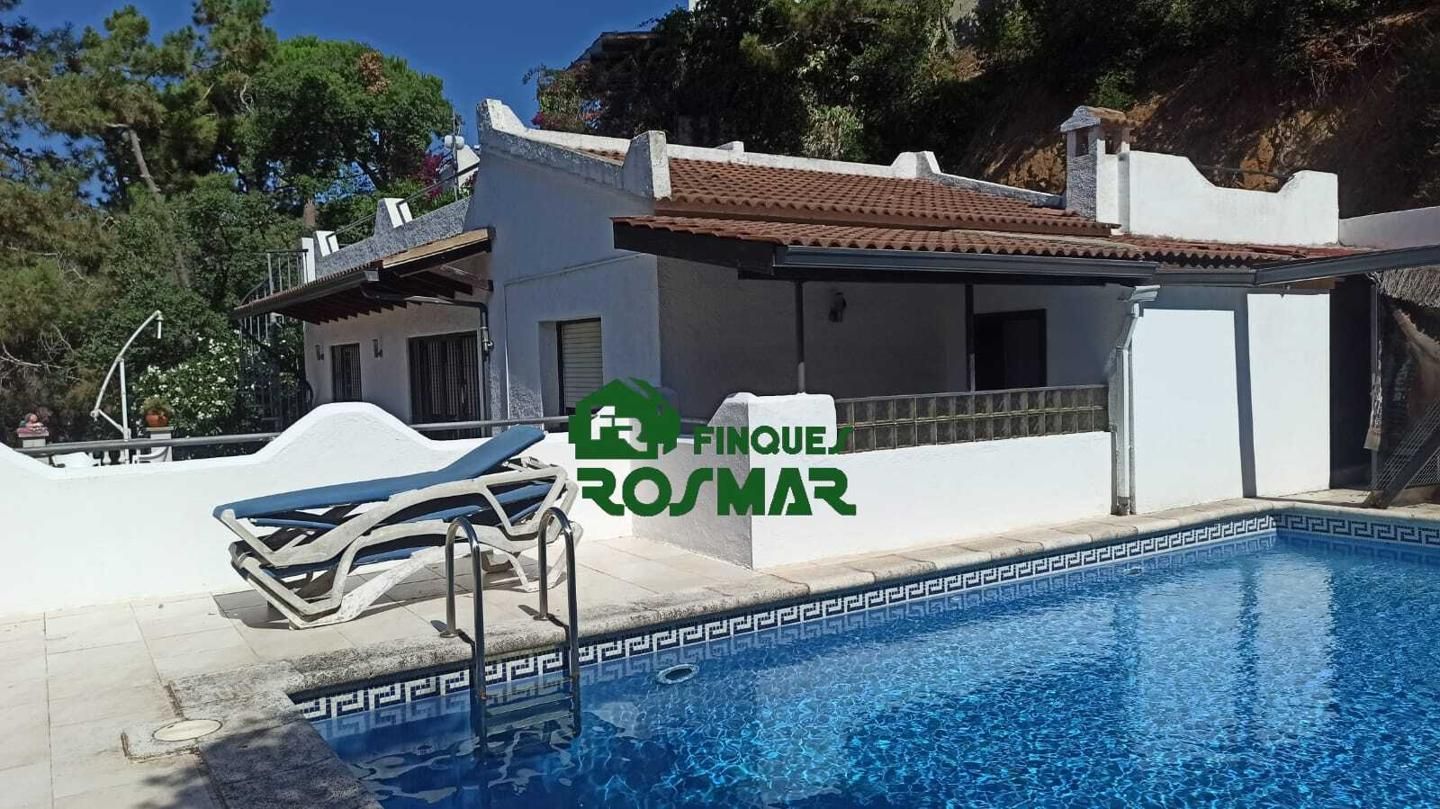 Vista exterior de Casa o xalet en venda en Lloret de Mar amb Aire condicionat, Calefacció i Jardí privat