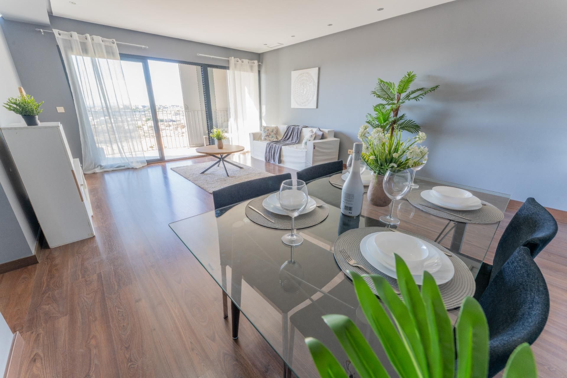 Living room of Flat for sale in Crevillent  with Air Conditioner, Private garden and Terrace