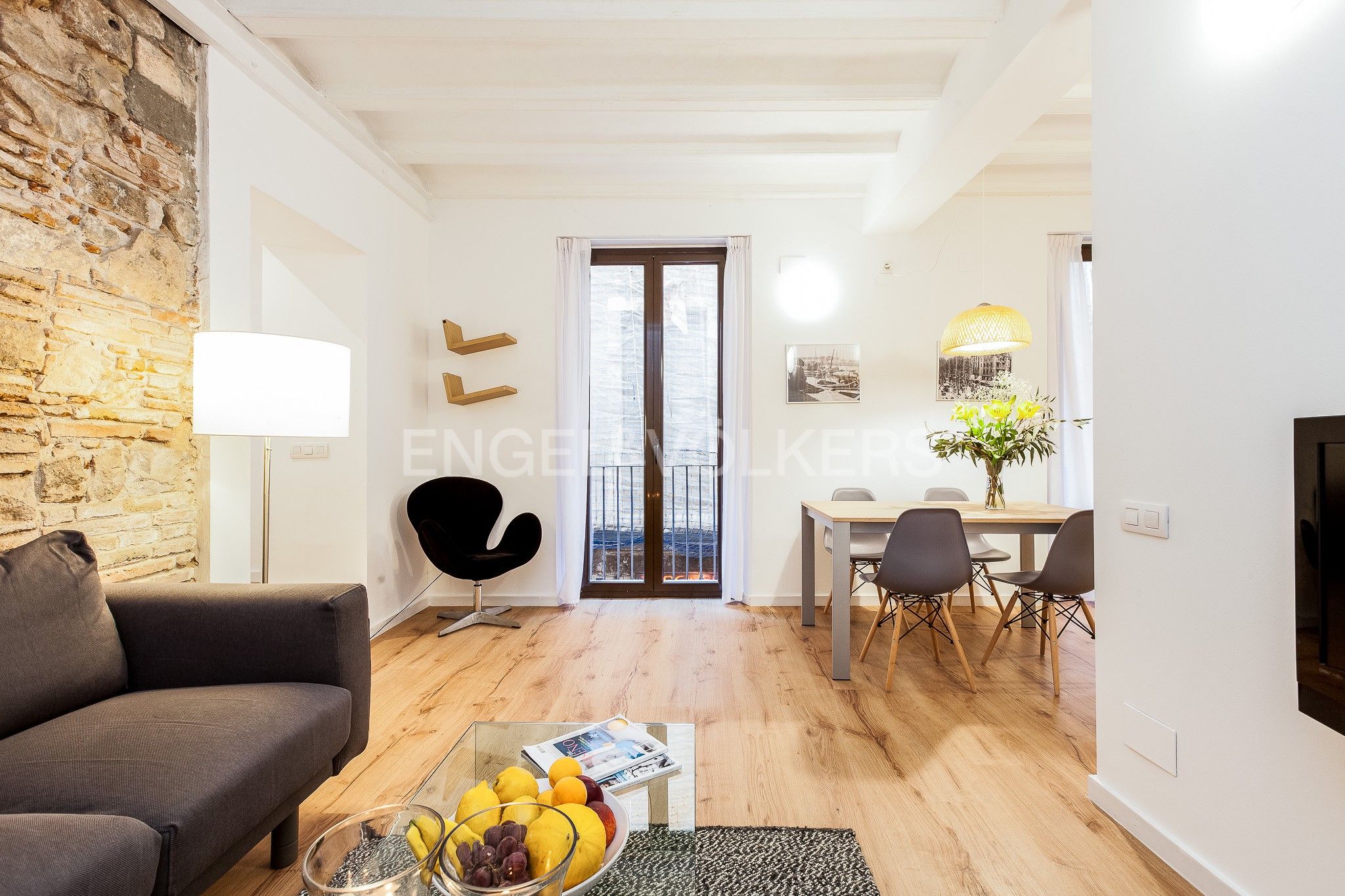 Vista exterior de Apartament en venda en  Barcelona Capital amb Aire condicionat, Calefacció i Moblat