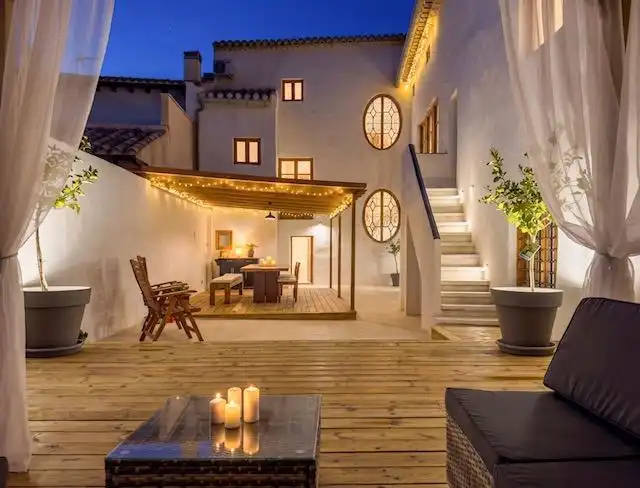 Terraza de Finca rústica en venta en Huéscar con Aire acondicionado, Calefacción y Jardín privado