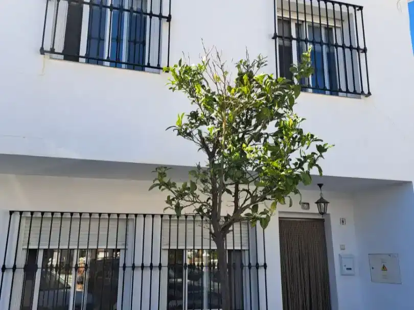 Vista exterior de Casa adosada en venda en Mijas amb Aire condicionat