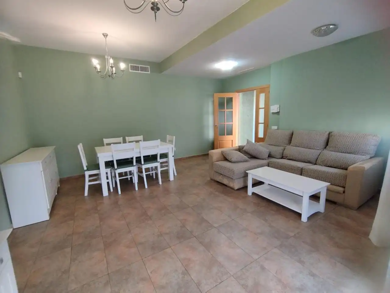 Living room of Duplexes for sale in Sanlúcar de Barrameda  with Air Conditioner, Swimming Pool and Furnished