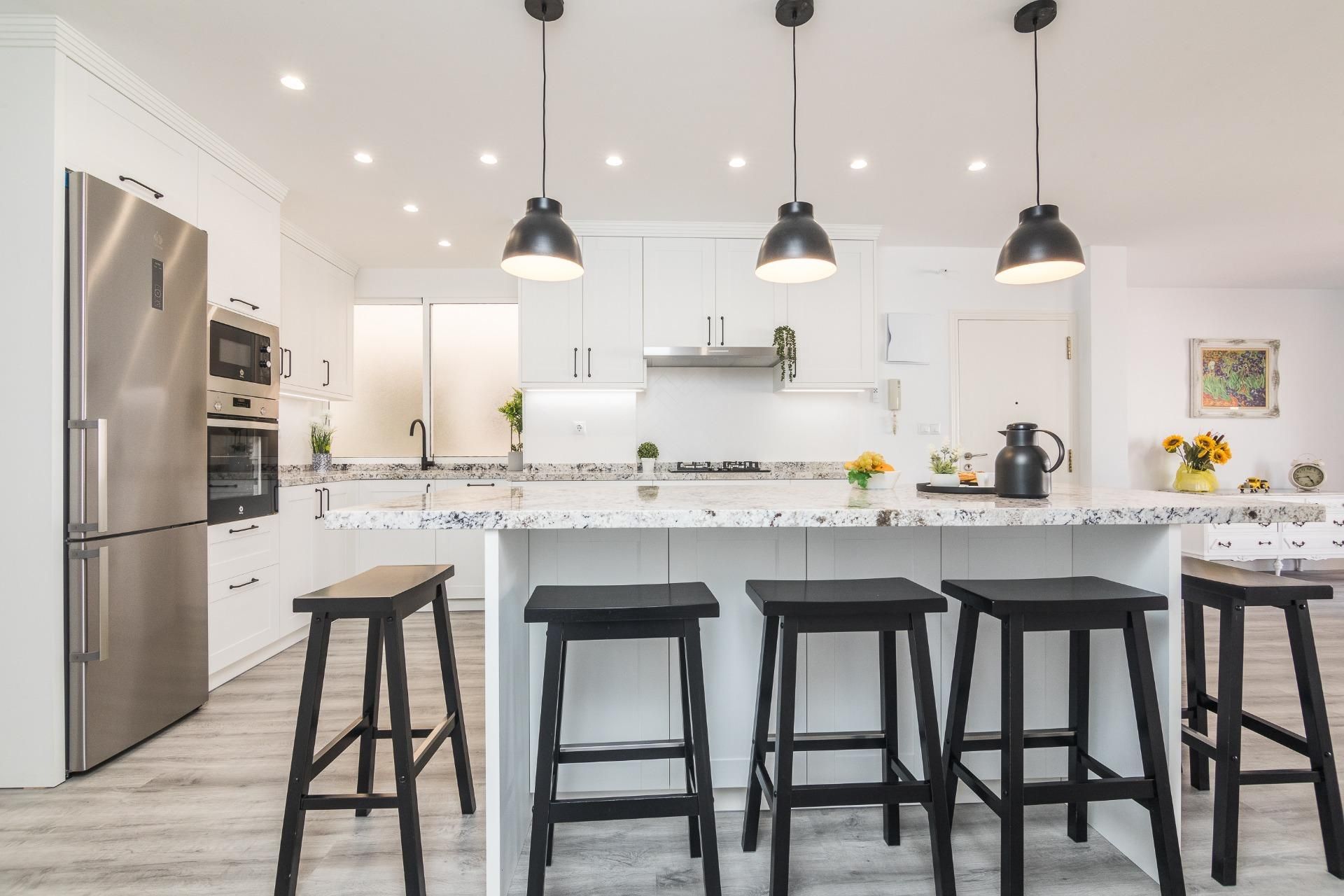 Kitchen of Flat for sale in Elche / Elx  with Air Conditioner, Heating and Parquet flooring