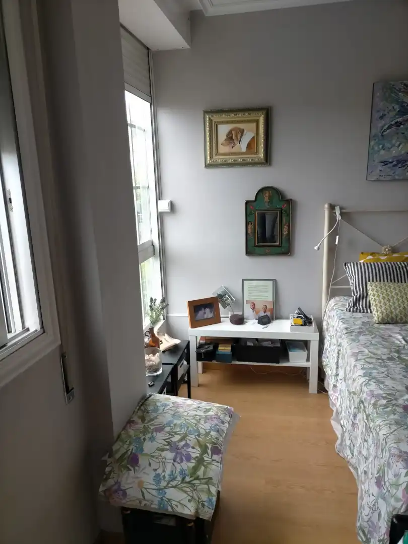Bedroom of Flat for sale in Ourense Capital   with Heating, Parquet flooring and Furnished