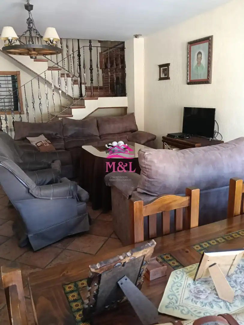 Living room of Houses for sale in Esparragalejo  with Air Conditioner, Heating and Terrace