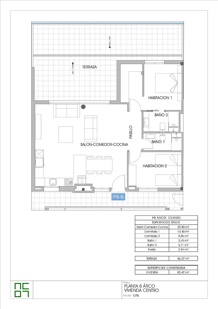 Penthouse mit Pool zum Verkauf in Plaça Cala 2 Pp 28, imagen 8